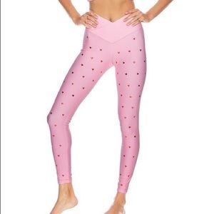 Beach Riot Dotty Heart Leggings